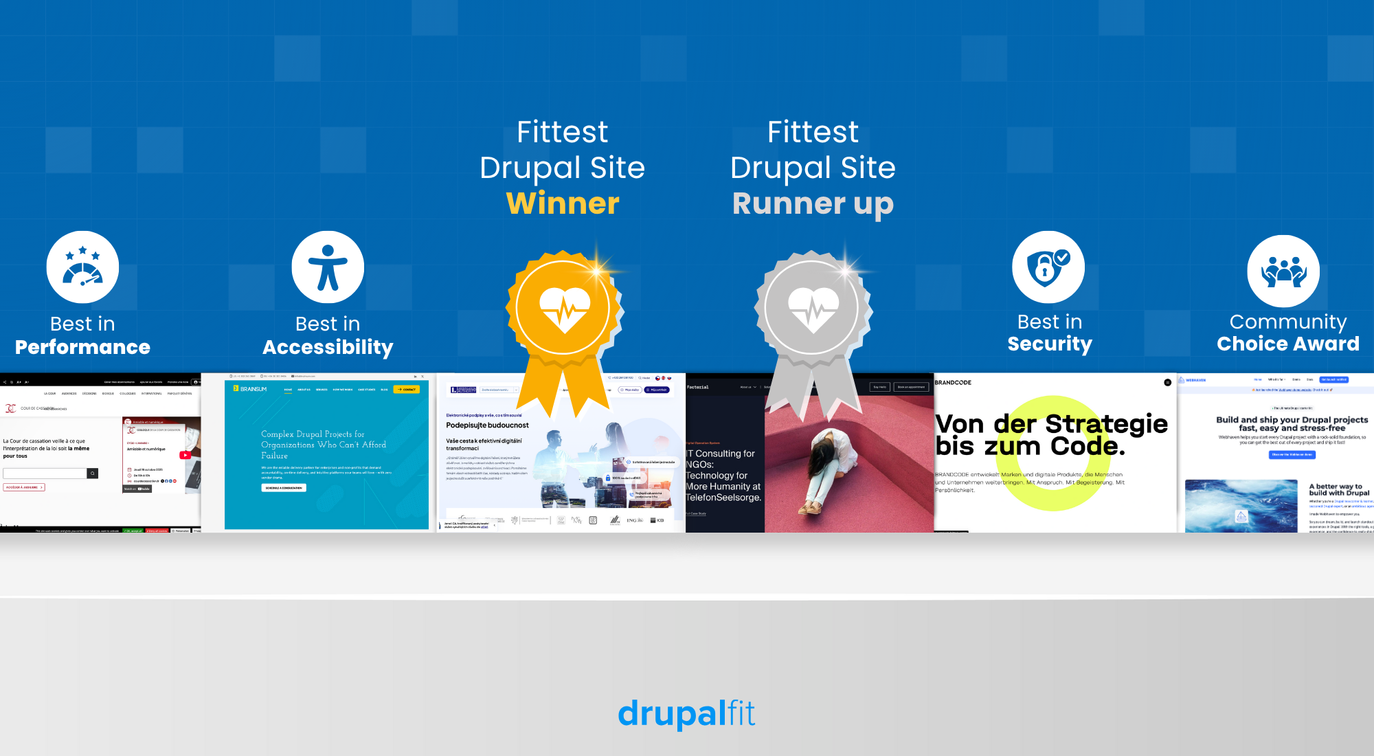 DrupalCon Vienna Fittest Drupal Site Winner DrupalFit