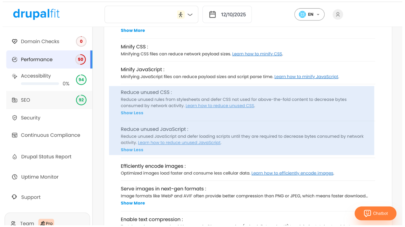 Serving Bloated Frontend Assets Drupal Website Performance DrupalFit